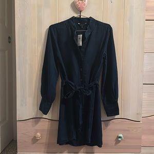 Banana Republic Factory chambray mini shirt dress